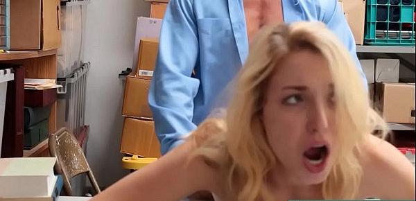  Blonde Girl Steals a Glasses Caught and Rough Fucked Zoe Parker - Teenrobbers.com